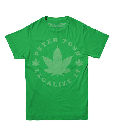 Green Legalize It Leaf Tee