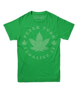 Green Legalize It Leaf Tee