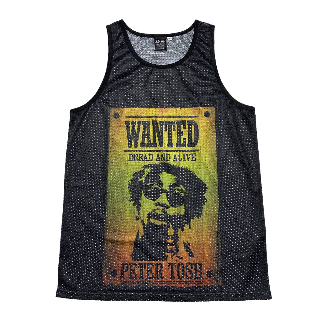 Official Peter Tosh Wanted Mesh Tank