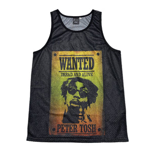 Official Peter Tosh Wanted Mesh Tank