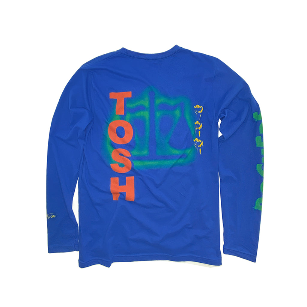 LIMITED EDITION Peter Tosh x Rockers NYC “Equal Rights” Royal Long Sleeve Tee